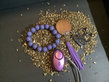 Load image into Gallery viewer, Wooden Bead Self Defense Keychains
